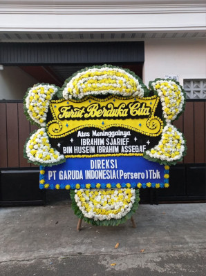 Papan Bunga Duka di Aru Utara